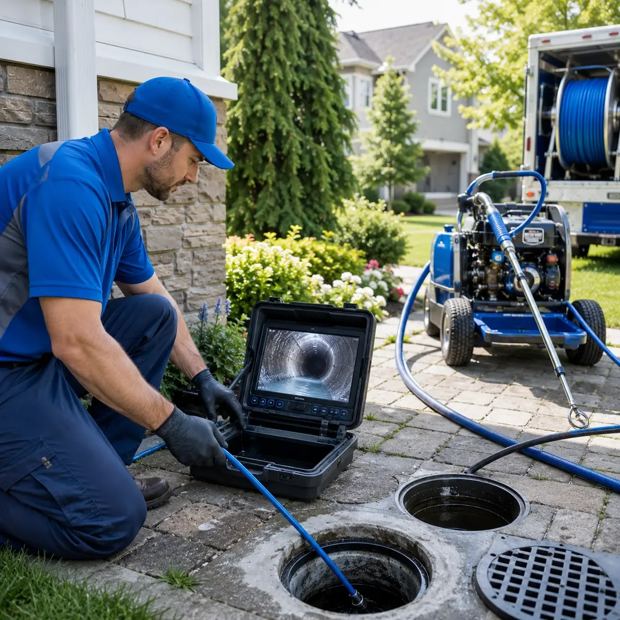 Outdoor drain cleaning professionals serving Saint James, MD